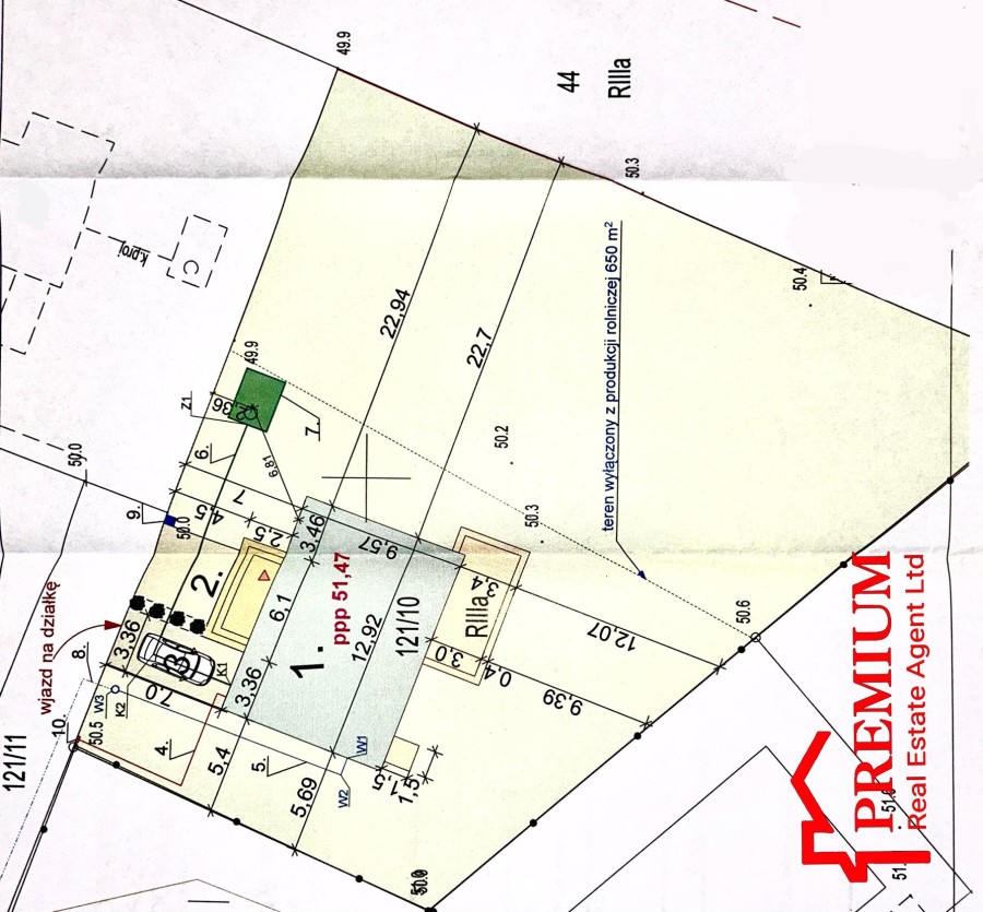 pyrzycki, Pyrzyce, Pyrzyce, Lipiańska, Działka Budowlana 1369m2na sprzedaż w Pyrzycach