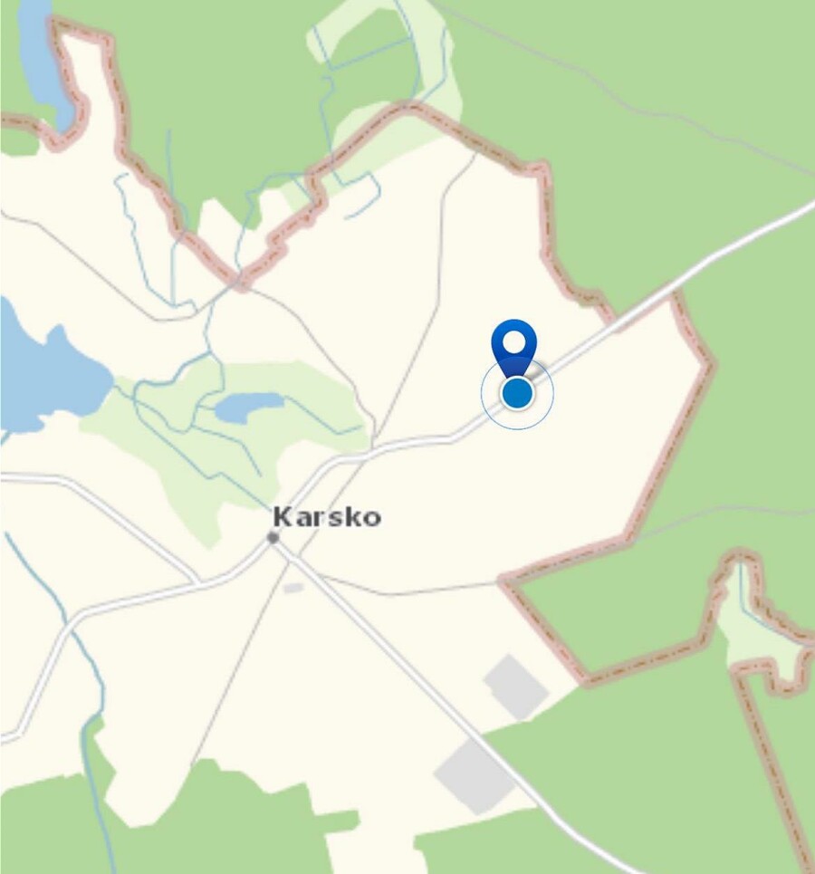 myśliborski, Nowogródek Pomorski, Karsko, DZIAŁKA USLUGOWO-MIESZKANIOWA KARSKO